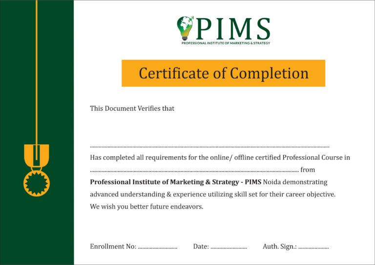 Corporate digital marketing training certificate