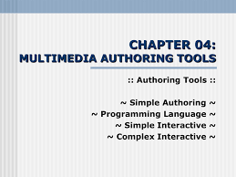 multimedia authoring