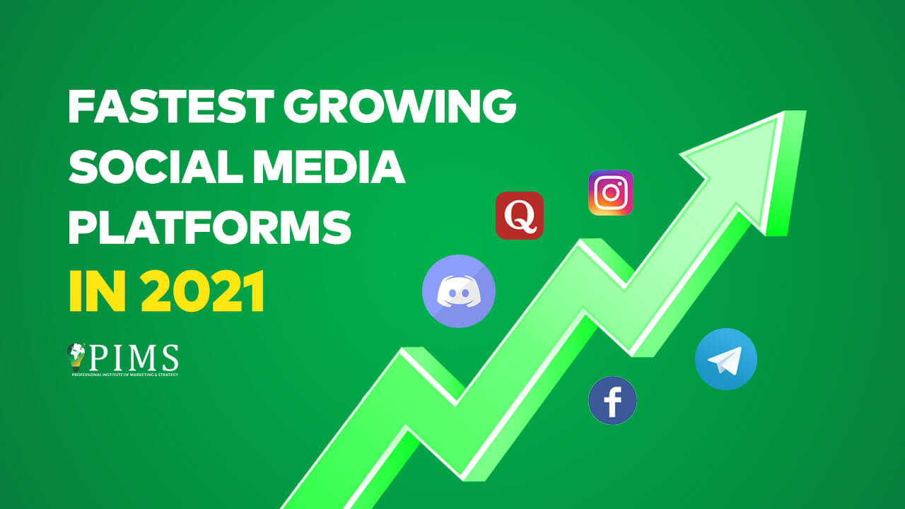 Which are the fastest growing social media platforms in 2021