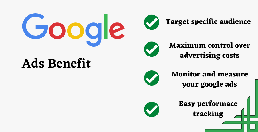 benefits of google ads