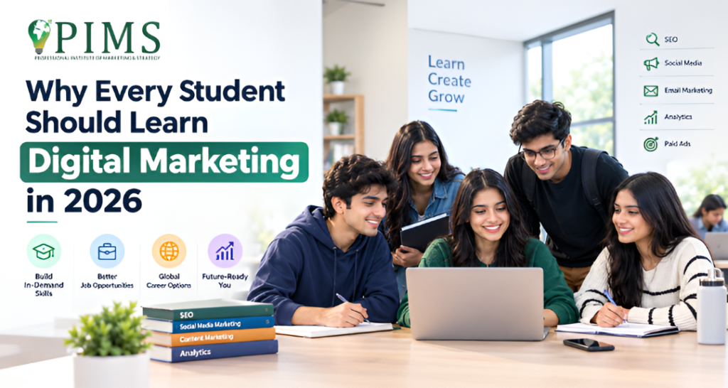Why Every Student Should Learn Digital Marketing in 2026 to Build Career Skills and Explore Job Opportunities